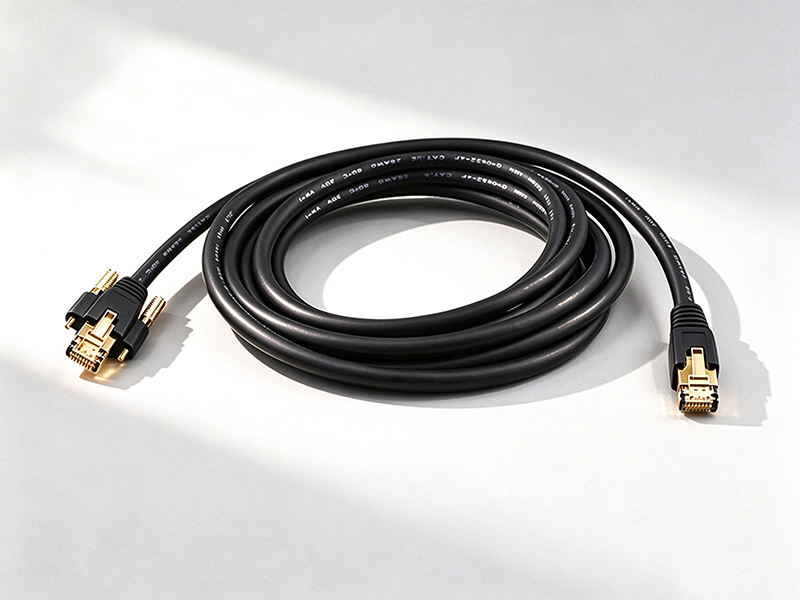 STANDARD CAT5E LAN PATCH CABLE INDUSTRIAL ETHERNET PROFINET RJ45 PLUG SCREW LOCKING
