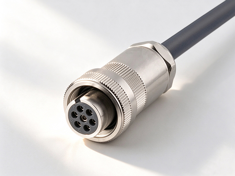 PROPORTIONAL VALVE PLUG-IN CONNECTOR 7POS METAL HYDRAULIC CABLE ASSEMBLY