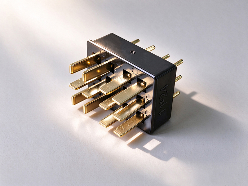 CUSTOMIZED HIGH CURRENT PCB CONNECTOR GOLD PLATED MALE HEADER POWER CONNECTOR