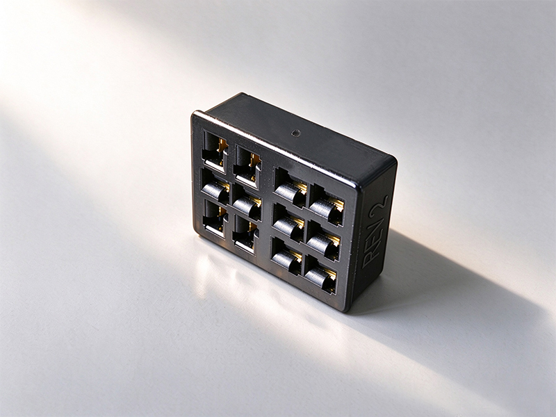 CUSTOMIZED 8POS SOCKET BATTERY ENERGY GOLD PLATED FEMALE POWER PCB CONNECTOR